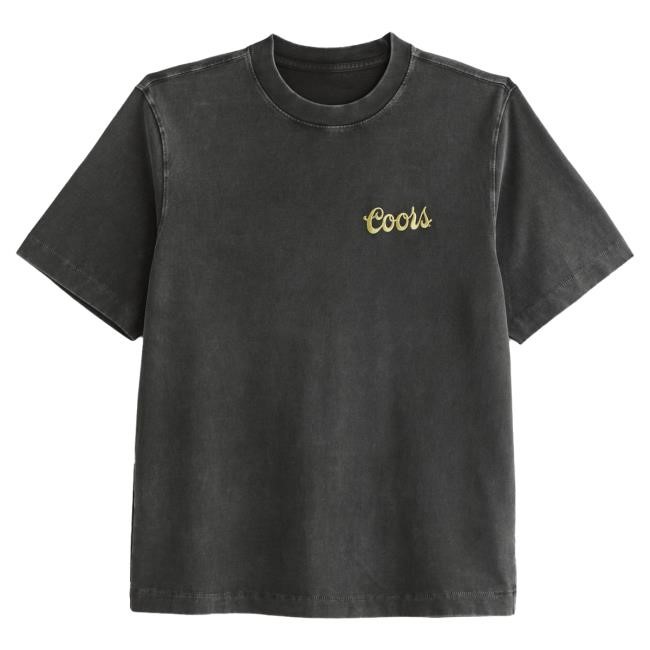 Official Official Abercrombie And Fitch Apparel Clothing Merch Premium Heavyweight 2.0 Coors Graphic New Shirt Abercrombiefitch Store Shop