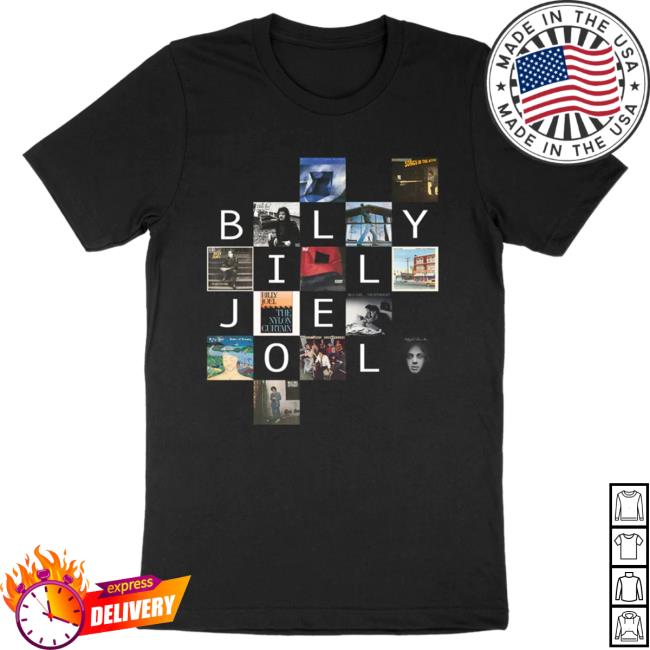 Official Billy Joel Merch Store Billy Joel "Albums Set List" New Shirt Billy Joel Shop BillyJoel