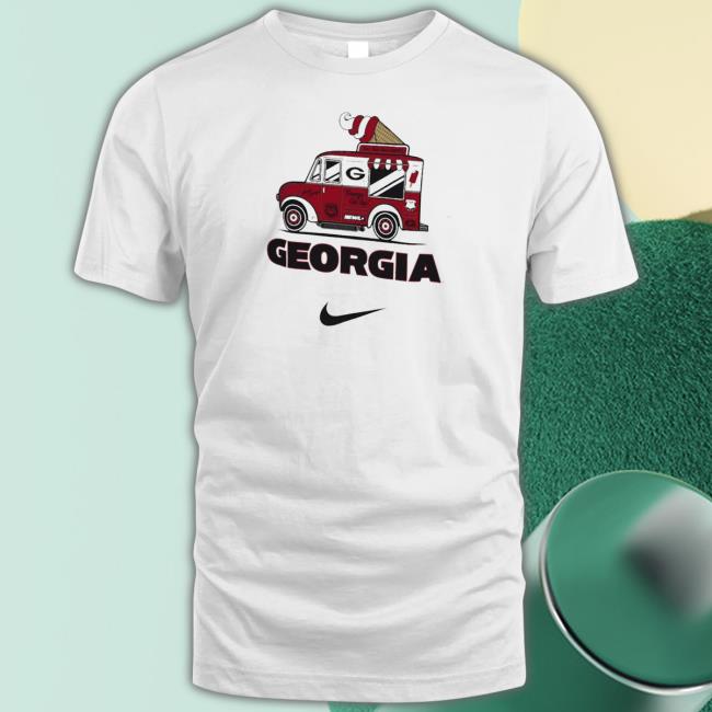 Georgia Bulldogs White Dorm Pack Ice Cream Truck Shirts