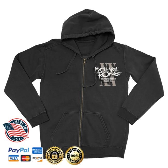 The Black Parade Tour Zip Hoodie Available At Warner Records