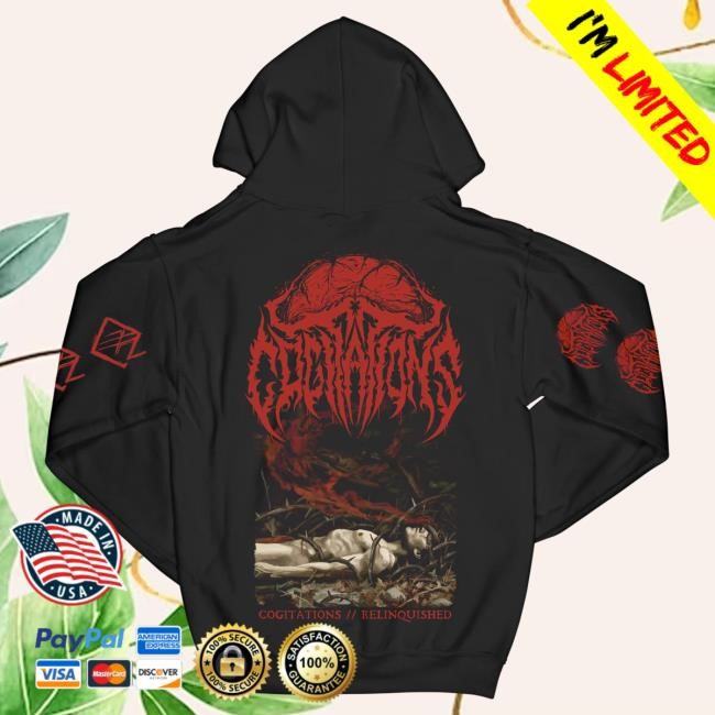 Official Reality Fade Merch Store Cogitations 'Relinquished' Pullover Hoodie RealityFade