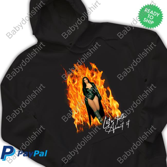 Queen Naija Let's Talk About It Flame Tee