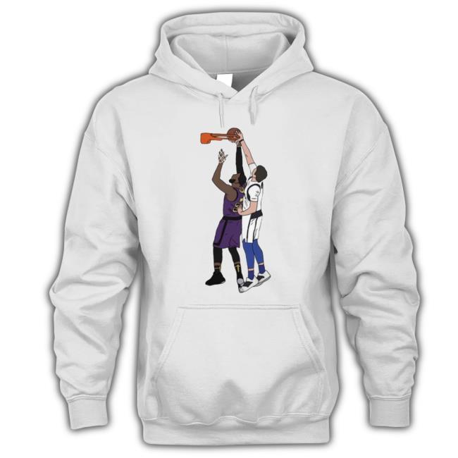 Nba Basketball Luka Doncic Blocks Lebron James Sweatshirt