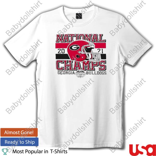 Georgia Bulldogs Champion Youth College Football Playoff 2021 National Champions Winning Stripes Sweatshirt