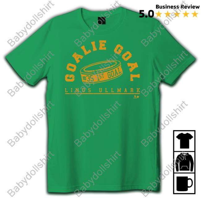 Breakingt Merch Goalie Goal Linus Ullmark Tee