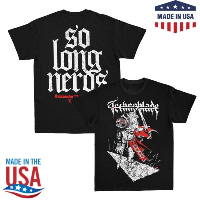 Technoblade Official Merch Store So Long Nerds Redux Pullover Shirt