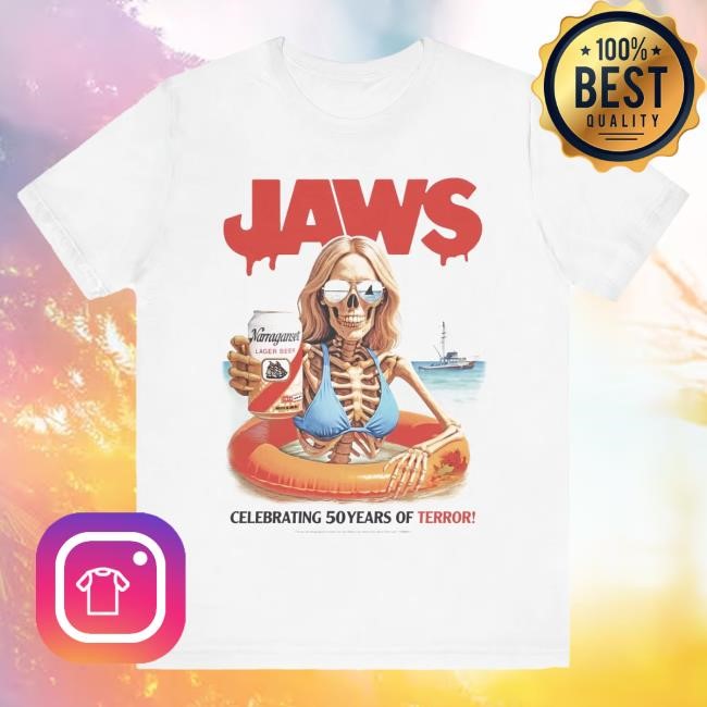 Jaws Celebrating 50 Years Of Terror! Tee Sadist Art Designs Official