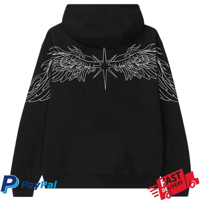 Warm Stadium Night The Warning Angel Wings Hoodie | Winter Tour