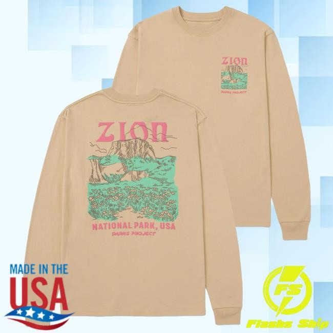 Zion Long Sleeve Tee Parks Project Apparel Shop Shop Zion Long Sleeve Shirt Inspired By Zion National Park – Parks Project