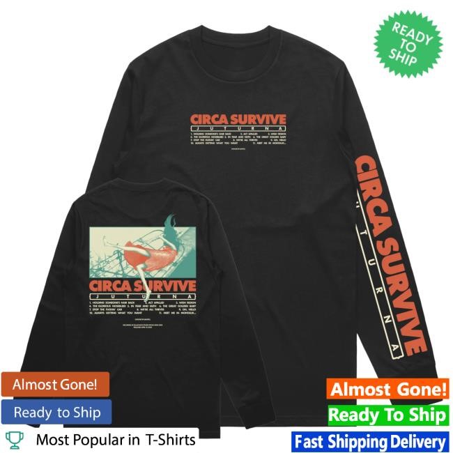 Circa Survive Juturna Tracklist LS Tee Circa Survive Merch Store