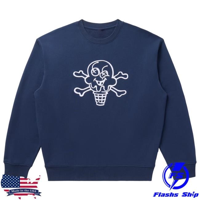 Official Billionaire Boys Club Clothing Cones N Bones Crewneck Sweatshirt Bbc Ice Cream