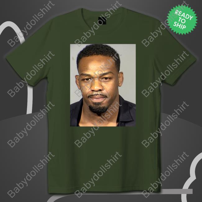 Official Jon Jones Mugshot T Shirt