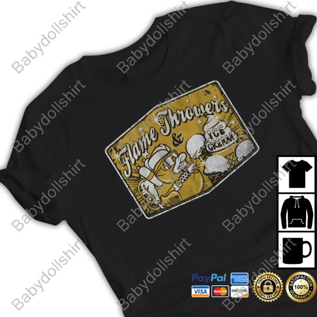 The Fat Electrician Flames Throwers And Ice Cream Sweatshirt