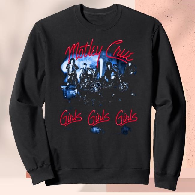 Mötley Crüe - Girls Girls Tracklist Ladies Tees Motley Crue Official