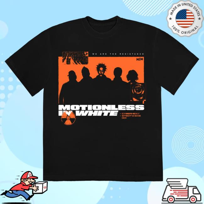 Official Miwmerch Motionless In White Silhouette Attractive Shirt Miw Merch Store