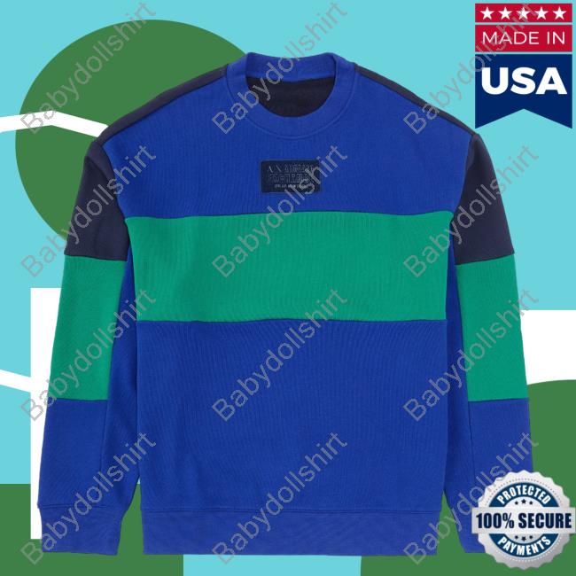 Officia Dillards Clothing Shop Store Armani Exchange Color Block Sweatshirts