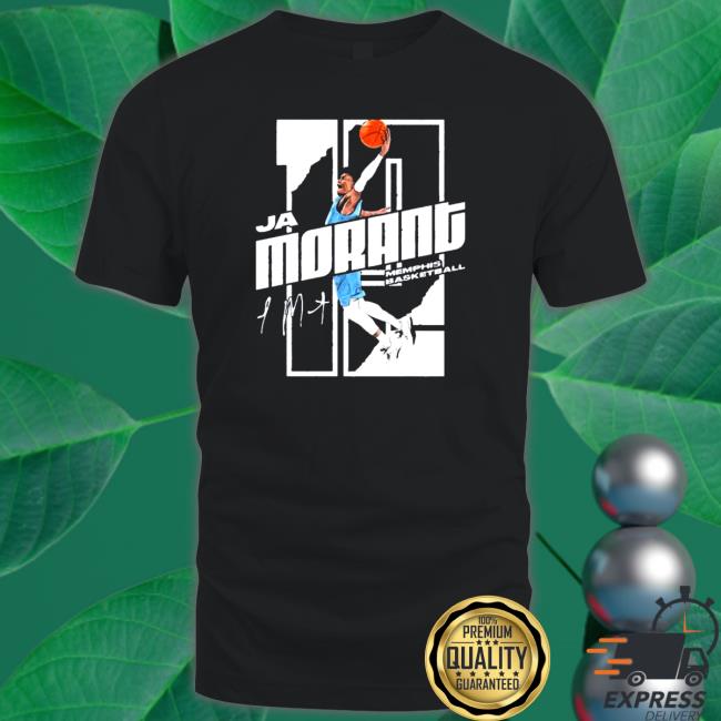 Official #12 Ja Morant Memphis Basketball Sport T Shirt