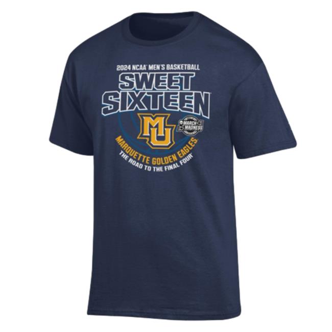 Sweet Sixteen Marquette Golden Eagles New Shirt