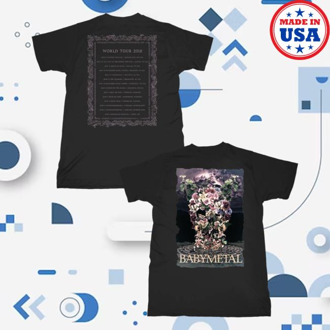 Official Baby Metal Merch Store BabyMetal Death Garden Tour Tees Baby Metal Apparel Clothing Shop