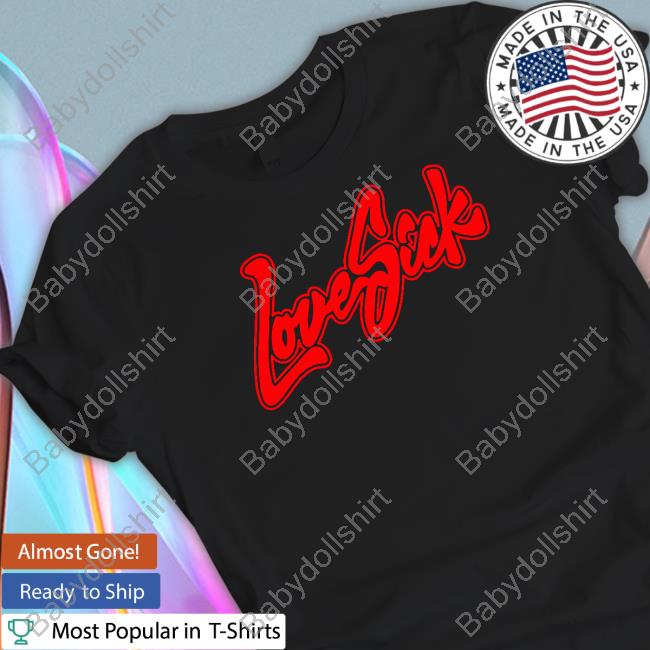 Don Toliver Merch Love Sick Logo Black Hooded Sweatshirt Lifeofadon