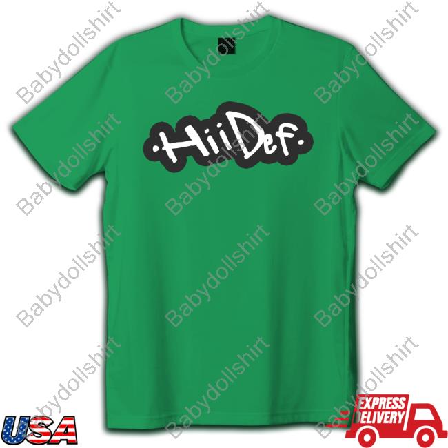Official Hii-Def Shop Store Merch 3M Reflective Logo Hot Shirt