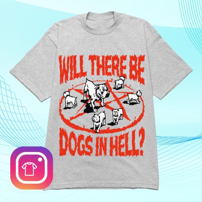 Official Misery Worldwide Dogs In Hell Graphic Print Grey Shirt New