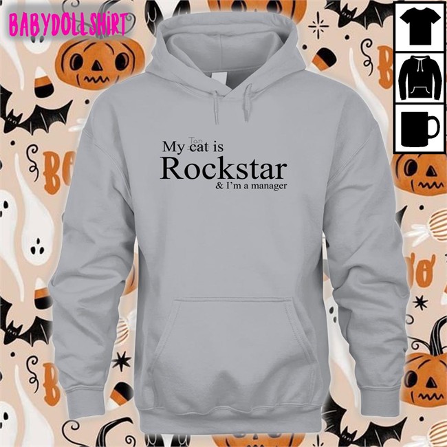 Taehyung My Tan Cat Is Rockstar And I'm A Manager T-Shirt
