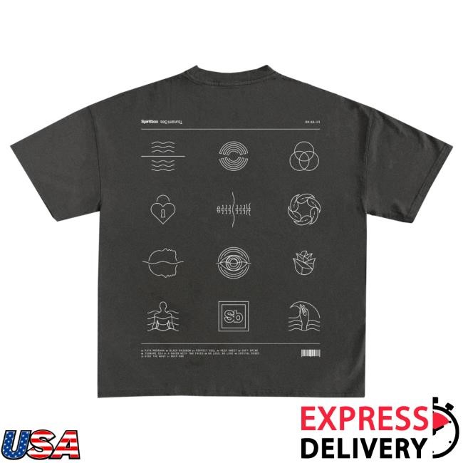 Official Spiritbox Merch Store Spiritbox Iconography "Shadow" Attractive Shirt