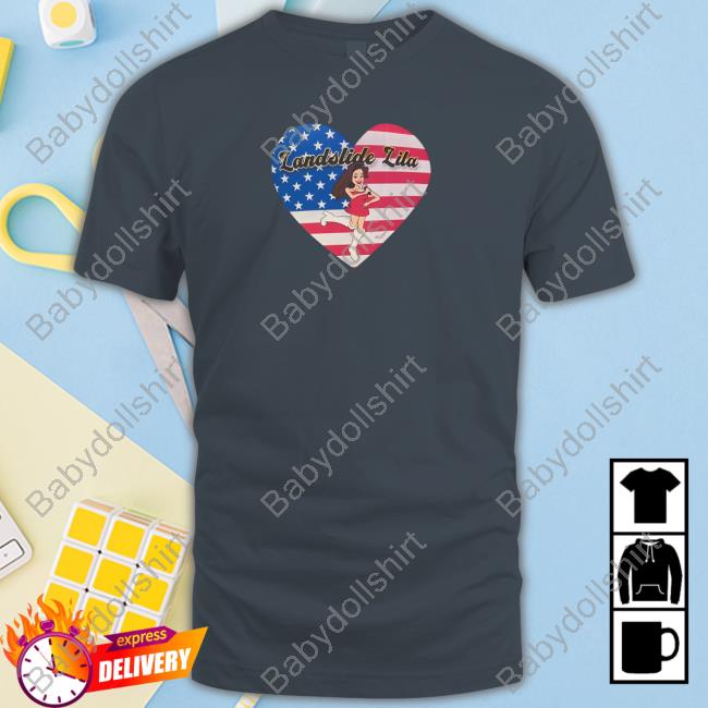 Landslide Lila American Tee Shirt