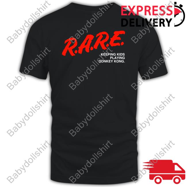 Official Rare Keeping Kids Playing Donkey Kong Shirts