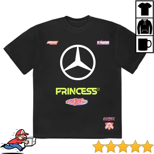 Official Ice Spice Merch Store Ice Spice x Mercedes-Benz Graphic Baddie Shirts (Black) IceSpice
