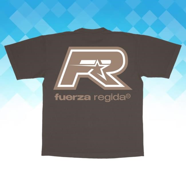 Official Fuerza Regida Merch Store Shop Fuerza Regida Fr Star Logo- Black S/S T Shirt