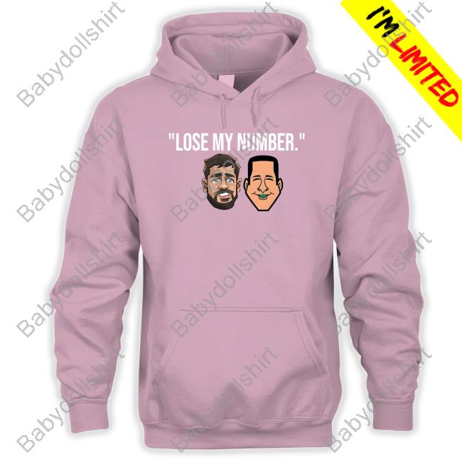 Adam Schefter And Aaron Rodgers Lose My Number Sweatshirt Gaming Society
