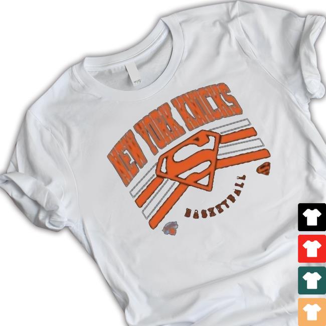 2023 New York Knicks Basketball Dc Superman t- shirt