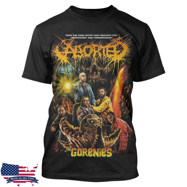 Official Indie Merch Store Shop Aborted "Goonies" New Shirt IndieMerchStore