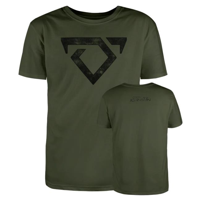 Official Cody Johnson Merch Store Cody Johnson Army Green Logo Shirt Cody Johnson Apparel Clothing Shop CodyJohnson