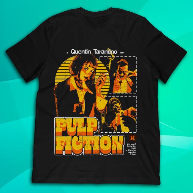 Official Studiohouse Designs Merch Store Pulp Fiction Top Shirt Studiohouse Designs Apparel Clothing Shop StudiohouseDesigns