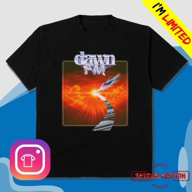 Dawn Fm Cover T-Shirt - The Weeknd Official Merch
