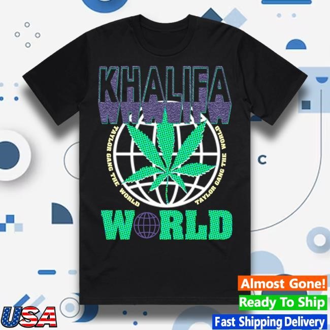 Official Wiz Khalifa Merch Store Khalifa The World Shirt WizKhalifa