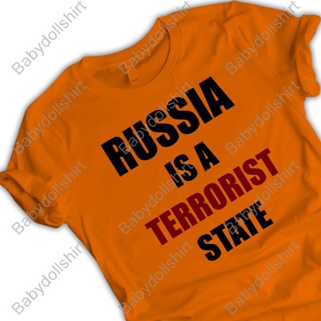Russia Is A Terrorist State Ukraine War Long Sleeve Shirt