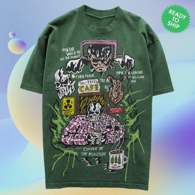 Official Warren Lotas Roadside Coffee Popover Shirt Green