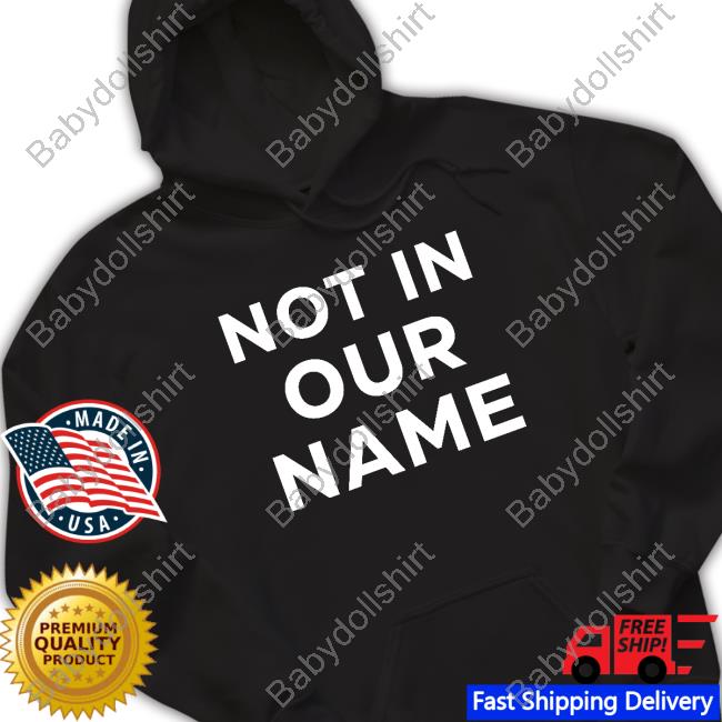 Official Brian Krassenstein Jewish American Not In Our Name Tee Israel