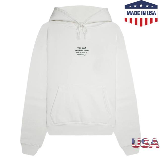 Official Maverick Carter Shop Make Spring Hill Clothing Store The Shop By Hand Hooded Sweatshirt White Mavcarter SpringHill