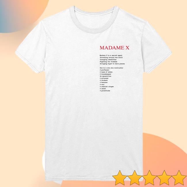 Official Madonna Merch Store Madame X Manifesto Sweatshirts Madonna Louise Ciccone Clothing Shop