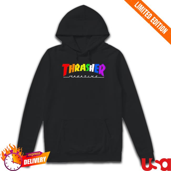 Thrasher Rainbow Hooded Sweatshirt