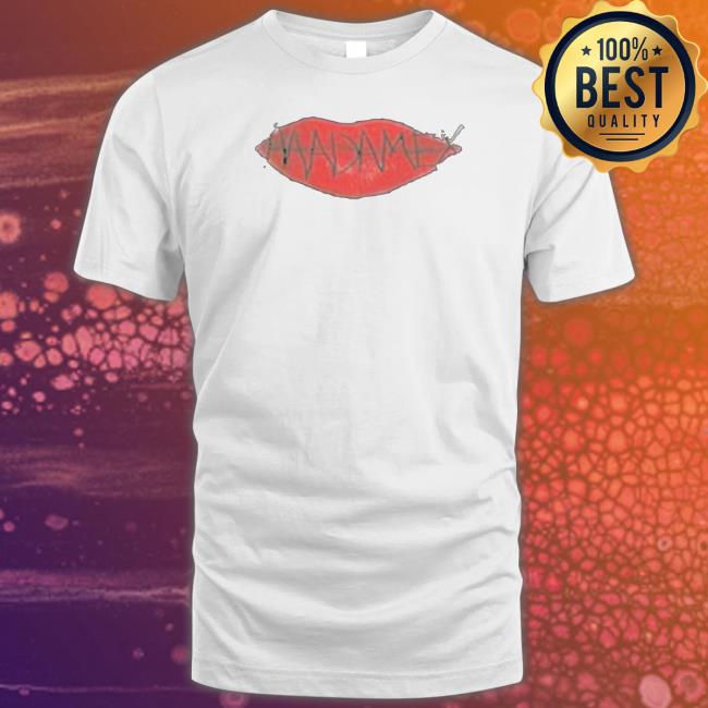 Madonna Madame X Lips Tee Shirt