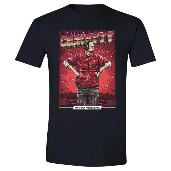 Power Move Indiana Hoosiers Football Coach Cignatty T-Shirt
