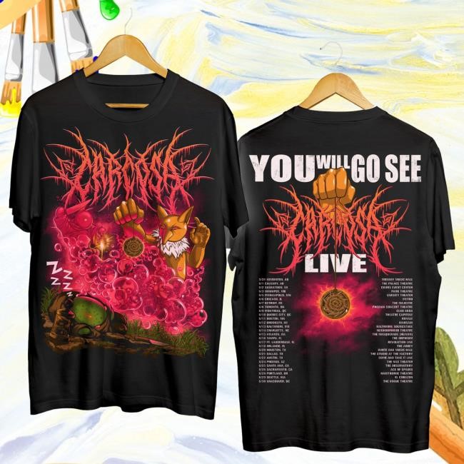 Official Carcosa Merch Store Carcosa 'EVERYTHING'S F#@!'D' Tour Exclusive Shirt Carcosa Apparel Clothing Shop Carcosabc