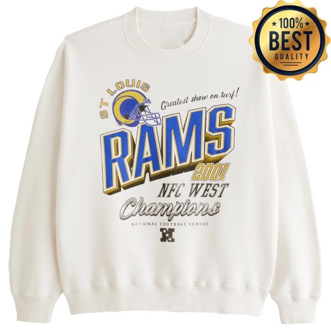 St. Louis Rams Graphic Crew Sweatshirt With Bold NFL Art