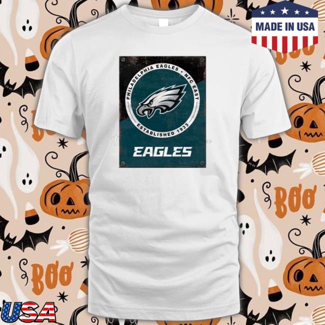 Official Philadelphia Eagles Two Tone Tee Shirts